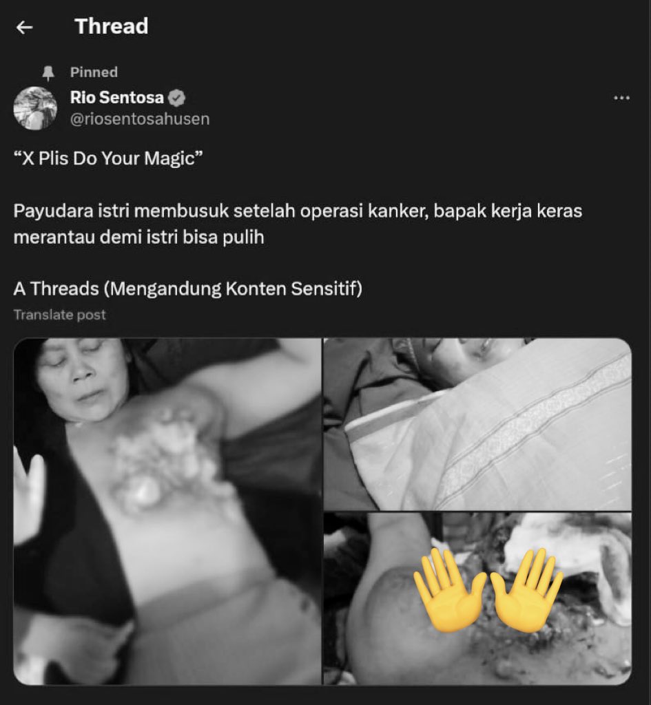 URGENT HELP! Kita bantu Ibu Kokom untuk melanjutkan pengobatan kank3r p4yudara yang sempat terhenti karena keterbatasan ekonomi keluarganya.

kitabisa.com/bantupakwawanb…