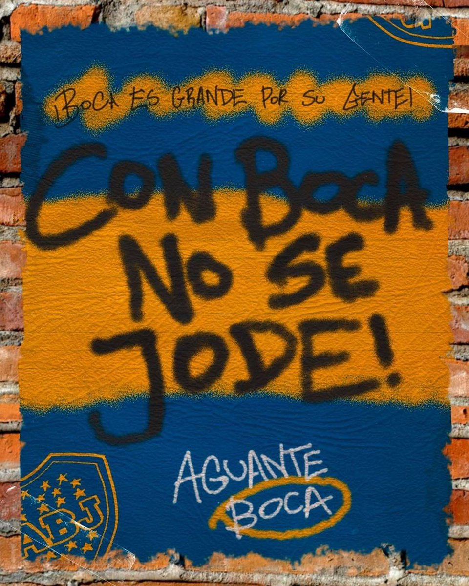con Boca no se jode!