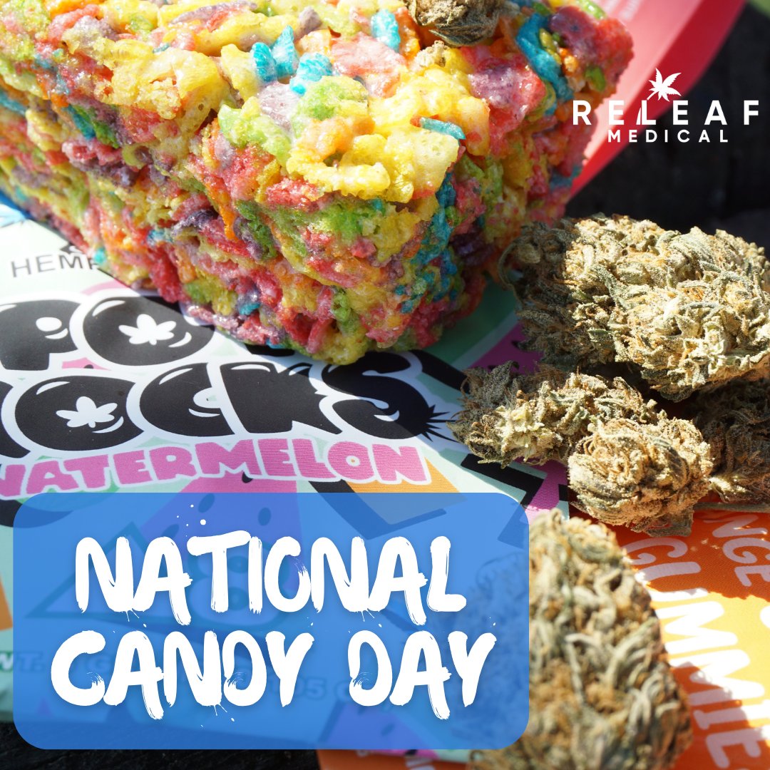 😄🍬 It's National Candy Day, but who says you have to choose between candy and medical cannabis? At Releaf Medical, we celebrate the 'joint' pleasures in life! 🍬🌿

#palmbeachgardens #royalpalmbeach #loxahatchee  #jupiter #northpalm #Wellington #wpb #mmj