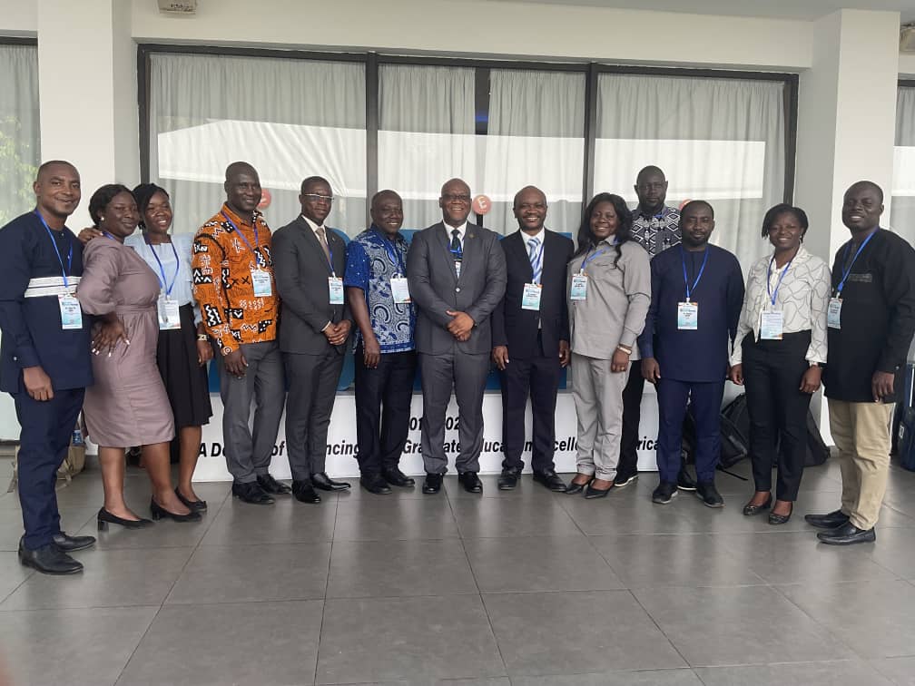 The KNUST Engineering Education Project (@KEEP_KNUST) team participates in the 10th ACE Impact Regional Workshop at Latrille Events in Abidjan, Cote d’Ivoire.

#ACEImpact10thWorkshop #ACEImpact #ACERegionalWorkshop #AfricanHigherEd #sustainability