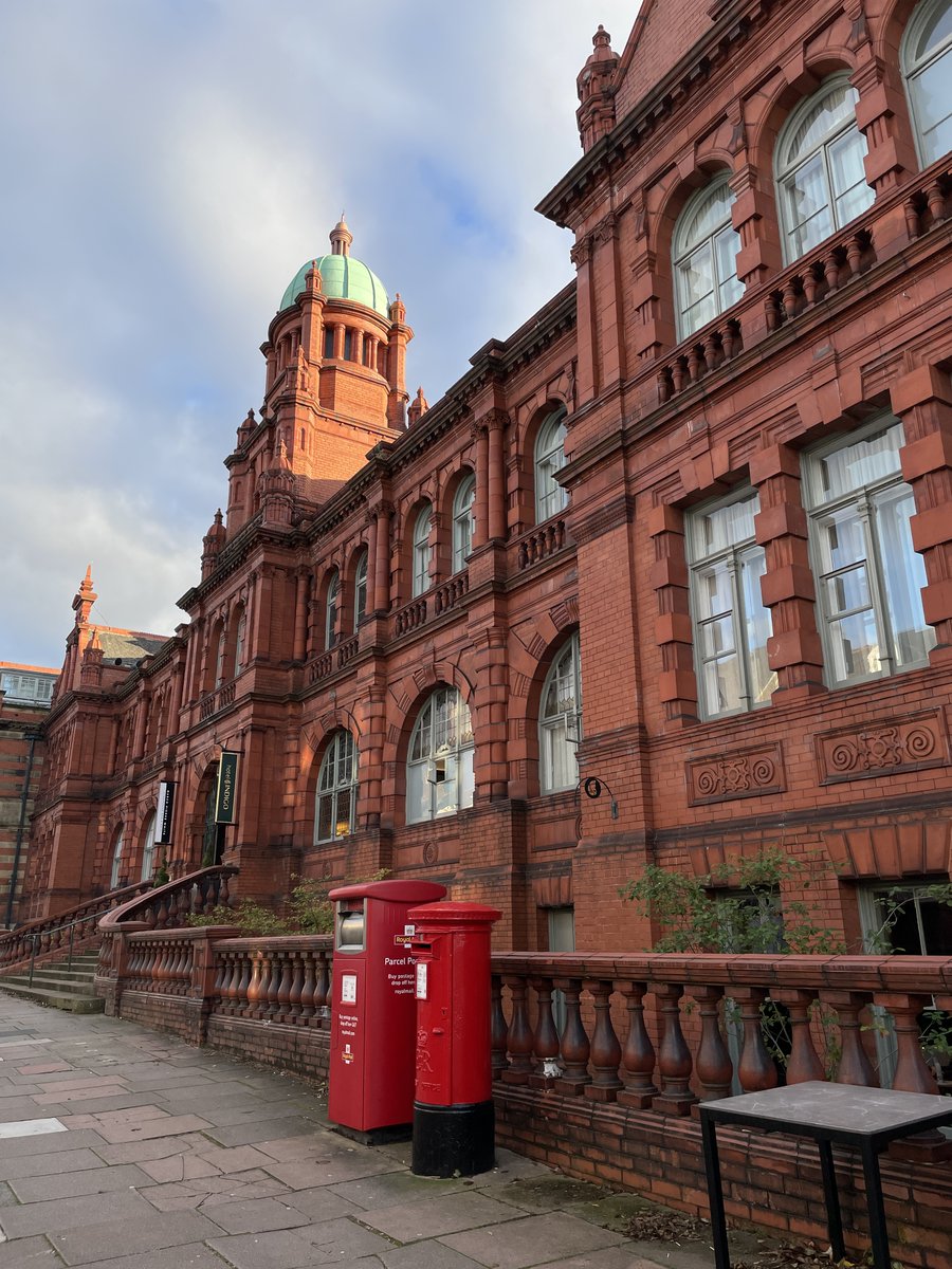 Red brick and red boxes - it's a #PostboxSaturday winning combination on my October travels. 1899 for Newtown, Powys and 1898 for Durham.