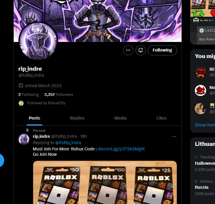 Glitch tweet media