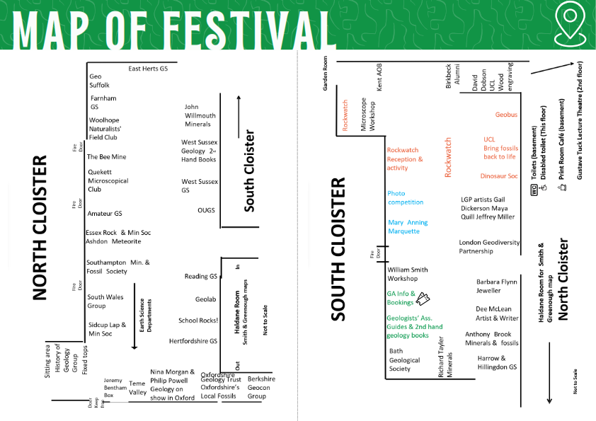 GeolAssoc's tweet photo. Join us on Saturday at the GA & @rockwatchclub family-friendly #festivalofgeology
๐Nearest tube: Warren Street, Euston Square or Euston
๐Entrance: via the main quadrangle at @ucl on Gower Street
๐Lecture & Map Exhibit are entry by ticket ONLY, available free from the GA Desk https://t.co/q276FoXCpF