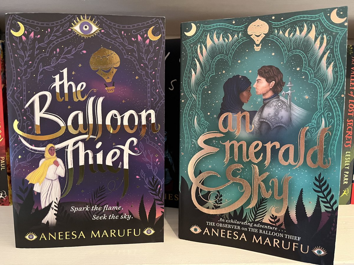 Really looking forward to diving into these beauties from <a href="/AneesaMarufu/">Aneesa Marufu</a> Thanks to <a href="/chickenhsebooks/">Chicken House</a> 🎈