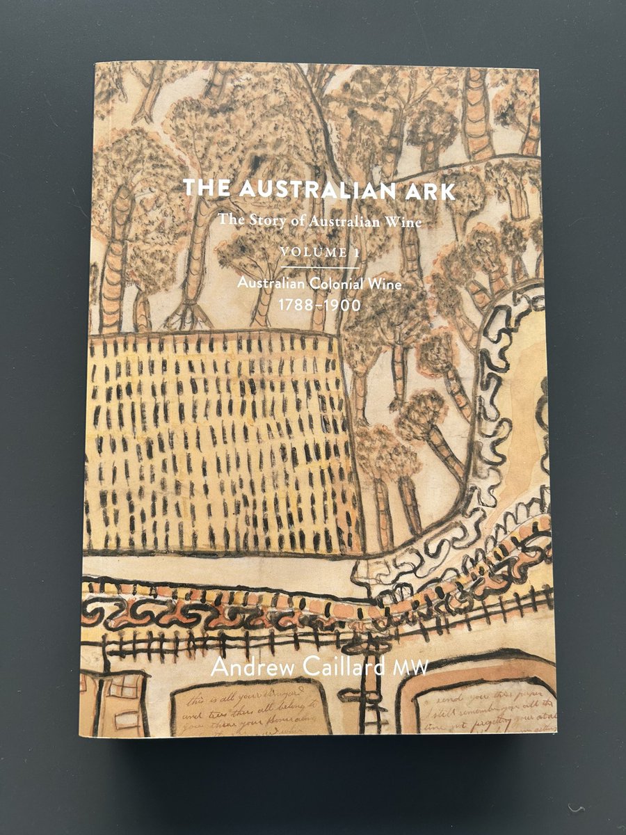 Wine book of the week <a href="/Dutch_G/">Sara Guiducci</a> 
Andrew Caillard MW’s brand new publication. Two more volumes to come soon.  This magnum opus covers the history of Australian wine to 1900.  Beautifully illustrated. Great writing. The Ben Hur of 21st Century wine publishing. Bravo.