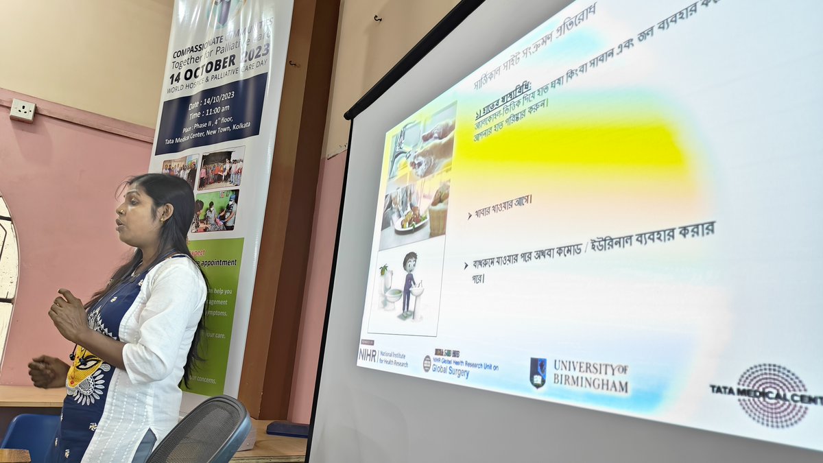 mikebahrami's tweet photo. Our India Hub has recently done fantastic #CommunityEngagementandInvolvement talks on surgical infections  and smoking cessation 🚭in Kolkata and Vellore aimed at community healthworkers, hospital technicians, patients and carers!  🇮🇳🇮🇳🇮🇳 https://t.co/0ilpJhZTKu