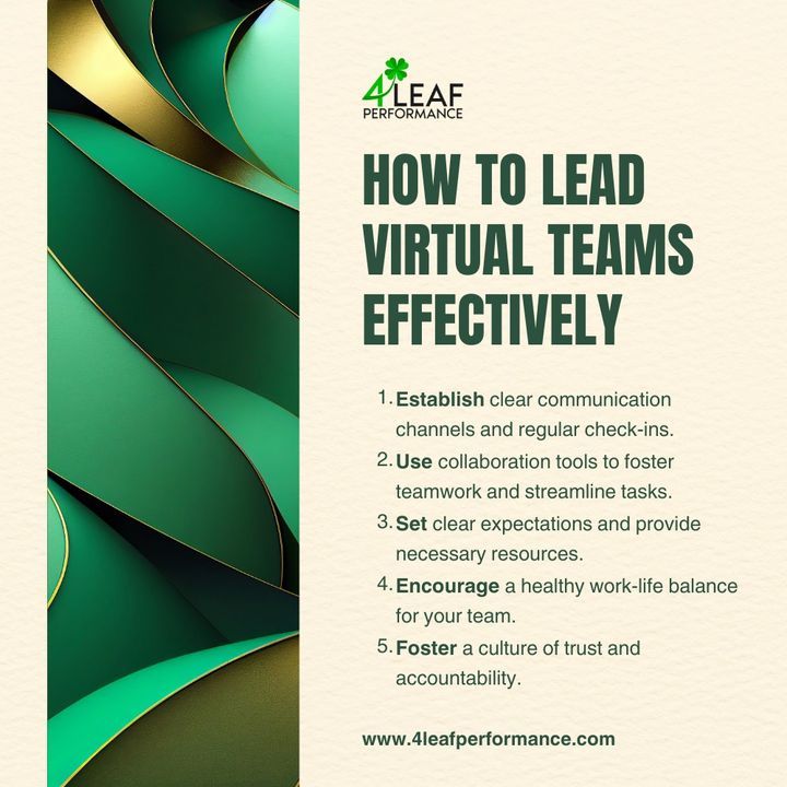 Leading virtual teams can be a challenge, but with the right strategies, you can foster a positive, productive environment. Follow these steps to ensure your team feels supported and connected, no matter where they are. 🌏 #VirtualLeadership #DigitalAge
buff.ly/3QgF6Mq