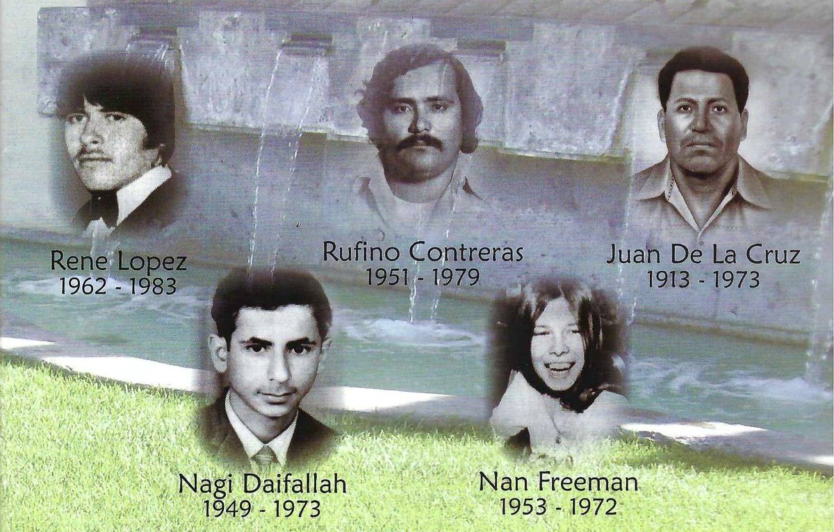UFWupdates's tweet photo. On #DiaDeLosMuertos the UFW wants to honor the martyrs of La Causa who gave us the most precious gift they possess -  their very lives. Nan, Nagi, Juan, Rufino, &amp; Rene are very special human beings. We will never let the sacrifice they have made for us be forgotten. https://t.co/fUb7Jw68lY