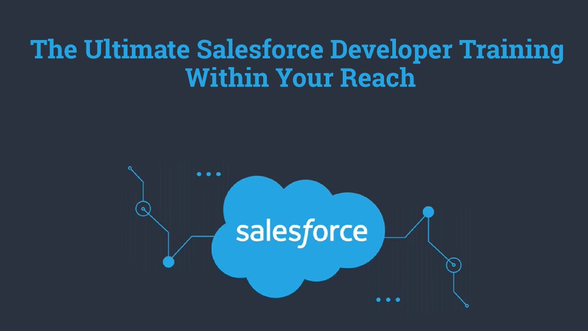 kashvikhu's tweet image. The Ultimate Salesforce Developer Training Within Your Reach
Supercharge your career with our Salesforce Developer Training. Master Apex, Lightning, and customization to build world-class Salesforce solutions.
henryharvin.com/salesforce-dev…
#SalesforceDeveloper #CodeForSuccess