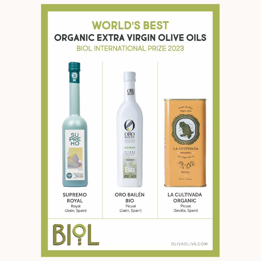🟩 DESCUBRE LOS MEJORES ACEITES ECOLÓGICOS DEL MUNDO 2023 🟩

El Premio BIOL es uno de los reconocimientos internacionales más importantes dedicado al #AOVE ecológico. ¡Hazte con una de nuestras cajas exclusivas con 3 de los aceites premiados en 2023! olivaoliva.com/es/8861-mejore…
