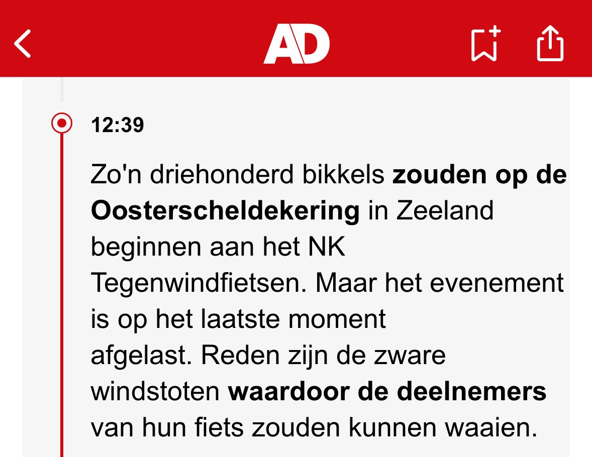 Bernardsiebe's tweet photo. Het #nktegenwindfietsen gaat niet door omdat er te veel wind staat. De speld had het niet kunnen verzinnen #Ciaran https://t.co/gYM0N87W3p