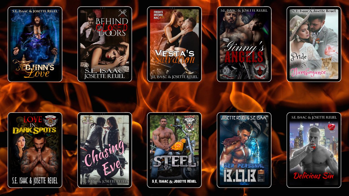 SiobhanIsaac's tweet photo. Here are a few "Book One" in Josette Reuel and my co-write series. Be sure to snag them all today.
.
Amazon:
https://t.co/6cKZNxVjXN
.
Universal Link:
https://t.co/yCFwnX1Rpg
.
#JosetteReuel #SEIsaac #Readers #Romance #Books https://t.co/ImYtS46Eg5
