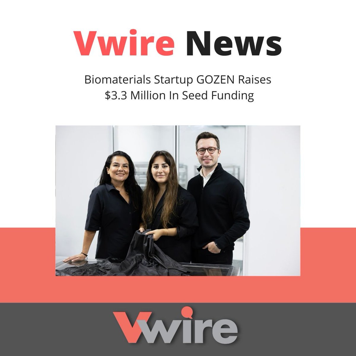 GOZEN, the revolutionary biomaterials startup that is set to disrupt the fashion, automotive and home furnishings industries, has just announced $3.3 million in a seed funding round.
⁠
vwire.com/biomaterials-s…
