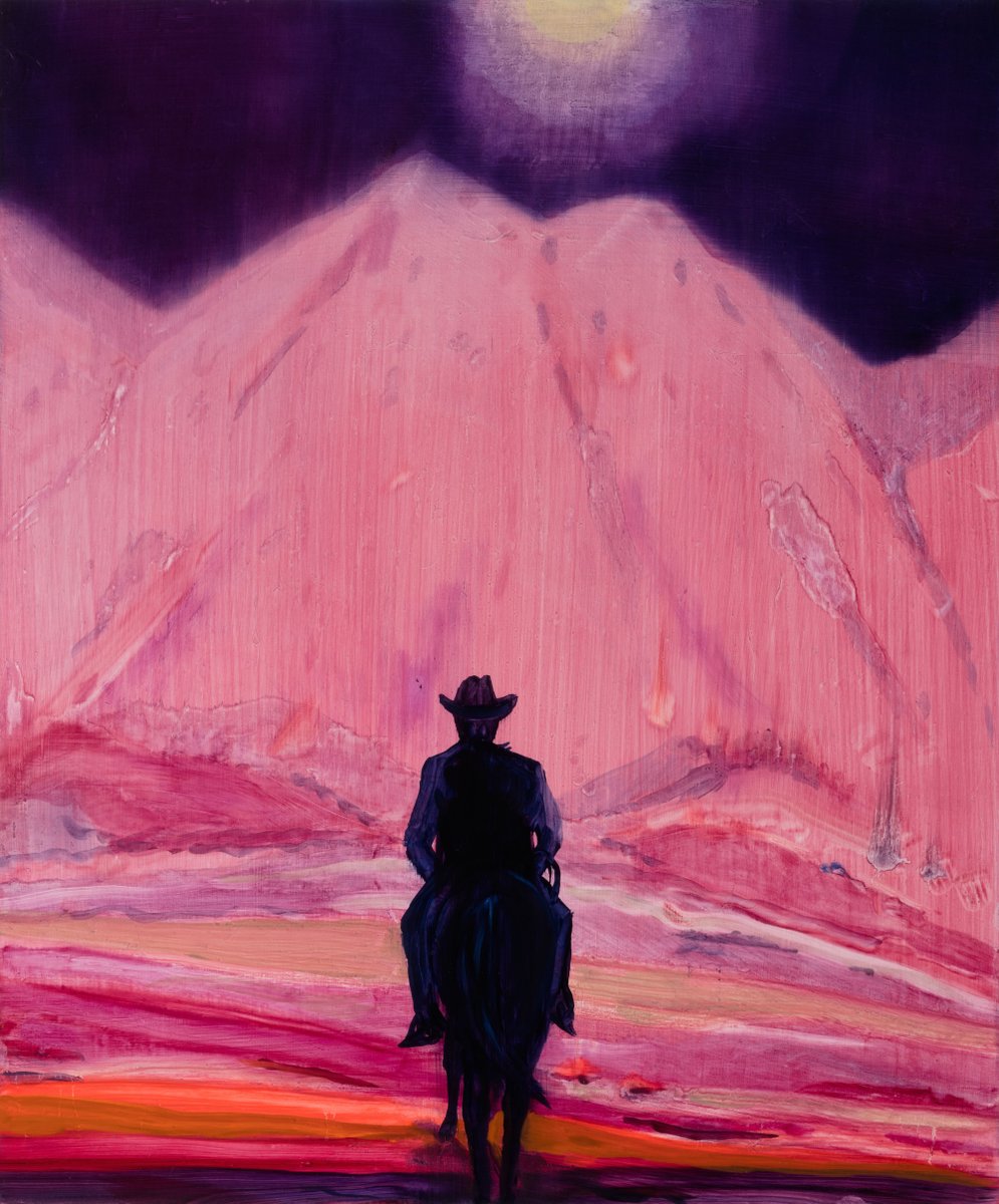 oxfordamerican's tweet image. “To assimilate, I began to undo myself.” — @clarifragoso takes up a study of Brazilian Westerns with interwoven personal reflections in “Language of Hunger” from the fall #FilmIssue. Read here: oxfordamerican.org/magazine/issue…

Image: painting by Jules de Balincourt, c/o @PaceGallery