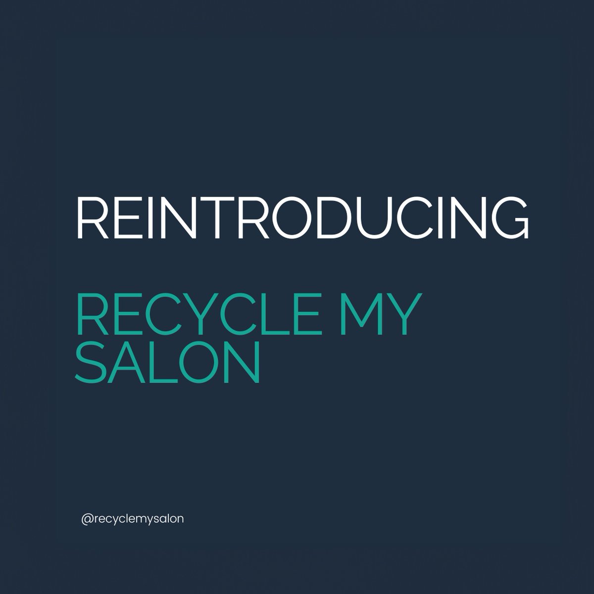recyclemysalon's tweet photo. Hello, lovely followers! 👋 

We're Recycle My Salon (RMS), on a mission to revolutionize the hair and beauty industry's waste approach 🌎♻️ We recycle hair and aluminum waste from salons, aligning with local recycling methods. Follow our journey on socials ♻️ 

#recycling #RMS https://t.co/sQ45gkOmOh