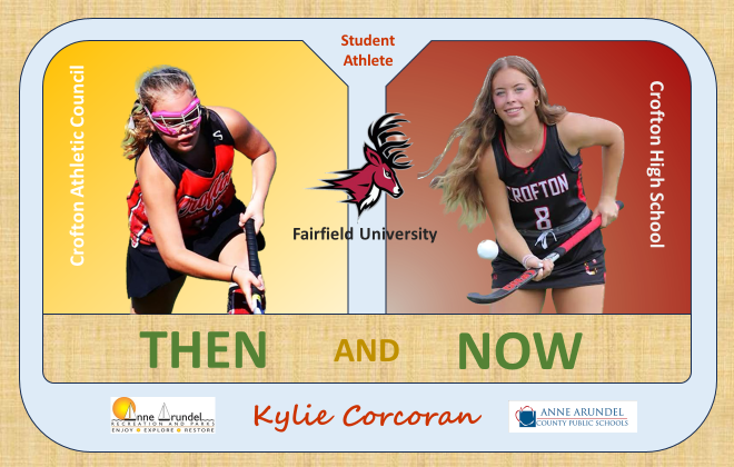 RecParks's tweet photo. #ThrowbackThursday to student-athlete Kylie Corcoran!

Learn more about Youth and Adult Sports opportunities here: https://t.co/mYKUGF3n2H

@kycorcoran2024 @croftonhigh @croftonhssports @crofton_fh @aacps @fairfieldstags @stagfieldhockey https://t.co/qFvdWh3cx1