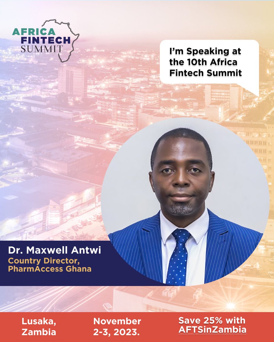 Exciting panel session happening now at the @AfriFintech Summit in Lusaka, Zambia, featuring our Ghana Country Director, Dr. Maxwell Antwi! 🌍 During the session, experts will delve into the transformative power of #fintech in Africa. #AFTSLusaka2023 #DigitalTransformation