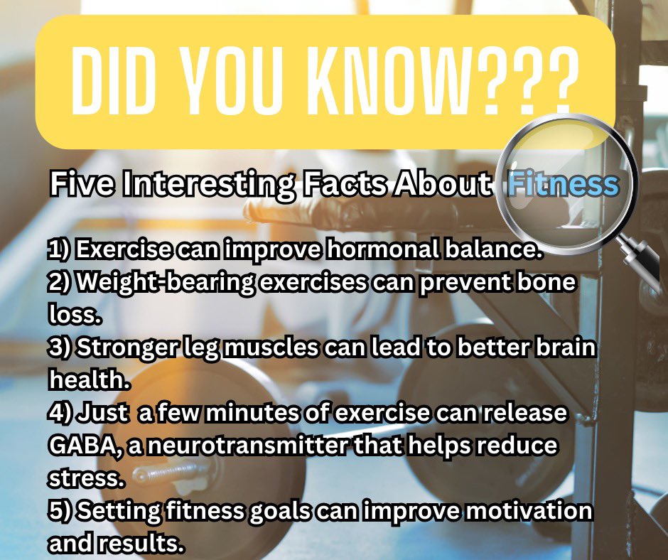 Fitness is more than just breaking a sweat; it's about understanding the incredible capabilities of our

Dive into these 5 invigorating facts about fitness with Dash Wellness!
#fitness #fitnessfacts #weightloss