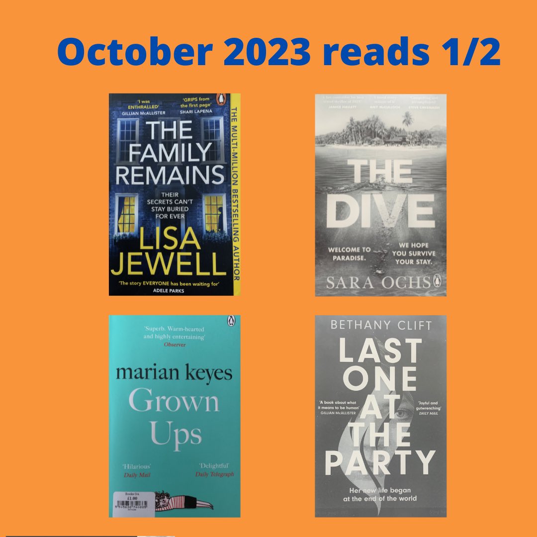 linleysarah1's tweet photo. September and October reads - a mix of crime fiction, dystopian thrillers, a complicated book about consciousness, and the start of an immersive fantasy series. #amreading 

https://t.co/JcGNiPiSdw

https://t.co/ZHKEsOuigj https://t.co/JzxNsrPfcW