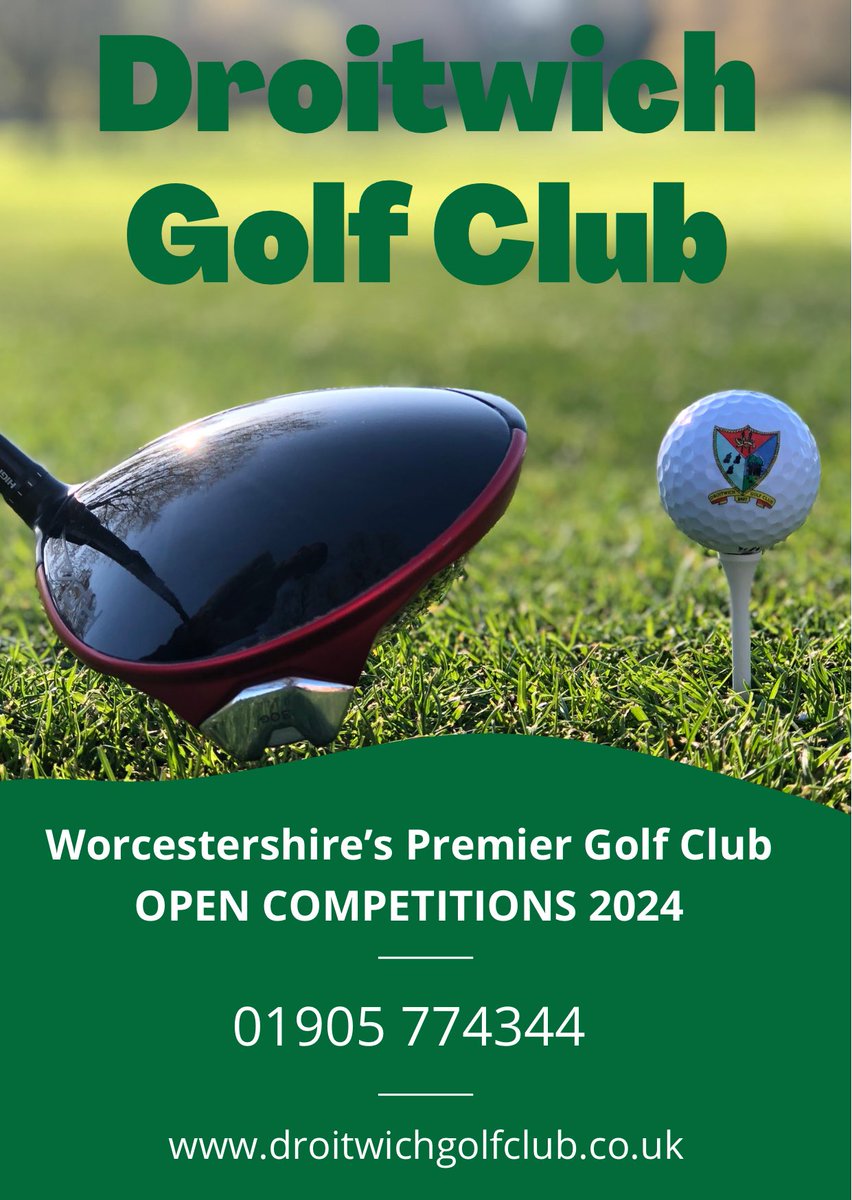 2024 Open Competitions are now available to book #golf #opencompetitions #WORCESTER #Worcestershire #midlandsgolf  @MidlandsGolfer #golfing 
howdidido.com//directory/Ope…