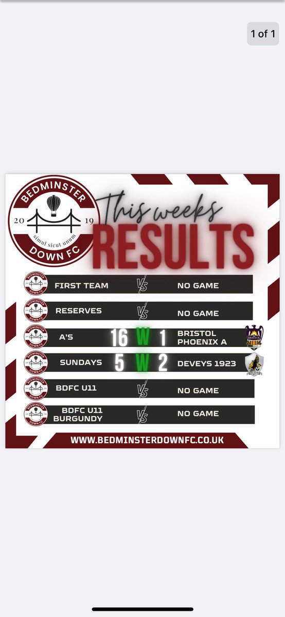 ⚽️ Season WK9 Results ⚽️