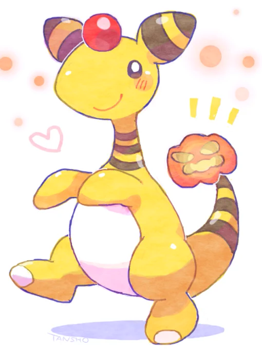 まだハロウィン気分のデンリュウ#デンリュウの日 も遅刻も大歓迎です! 