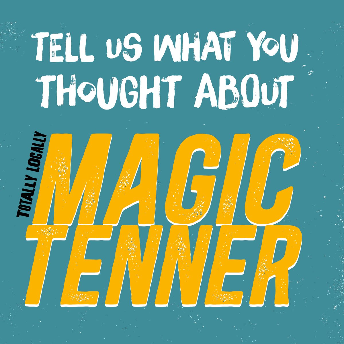 If you're a business that took part in Magic Tenner, we would love your feedback! Here's a link to a quick survey that should only take 2 minutes of your time, and help shape future Magic Tenner events.

bit.ly/MagicTennerOct…

#magictenner #totallylocally