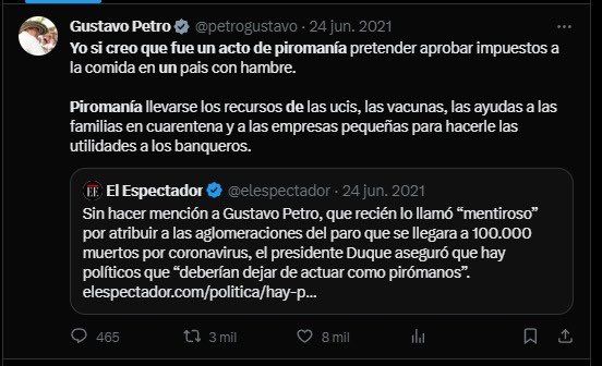 María Fernanda Cabal tweet media
