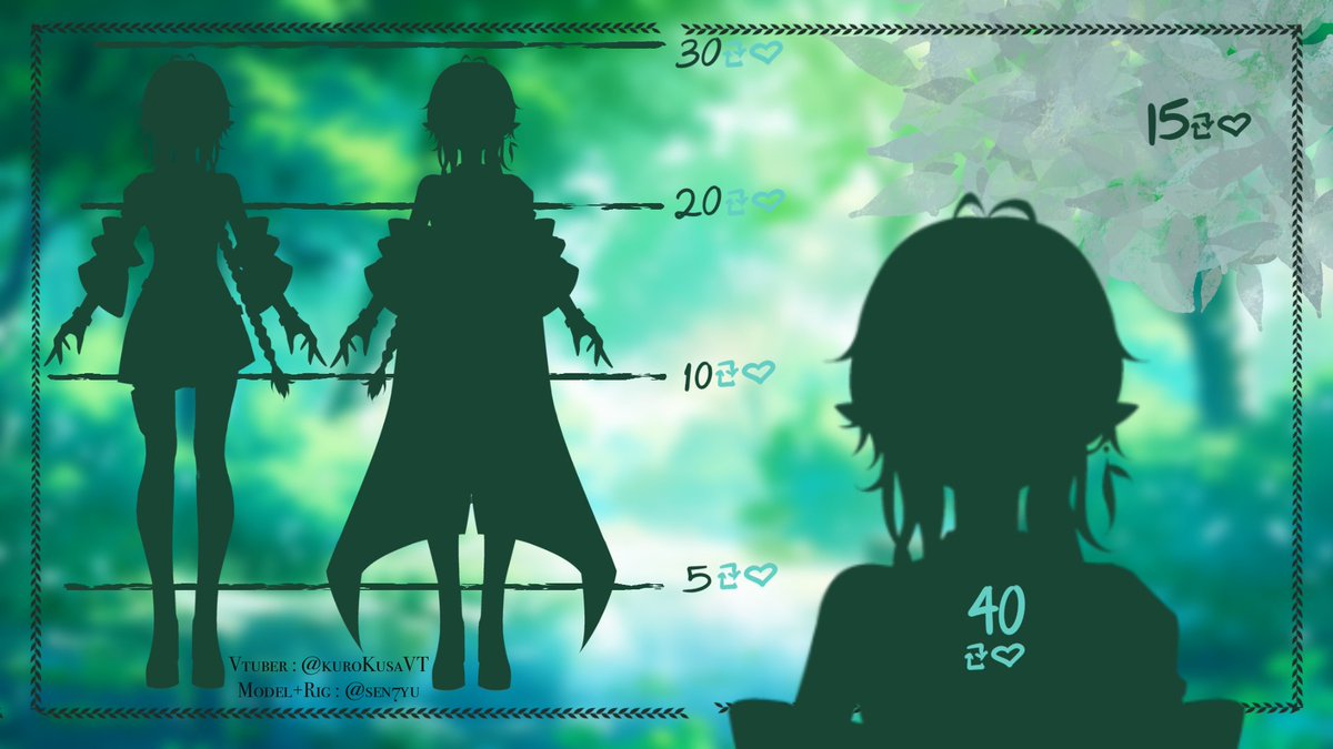 kuroKusaVT's tweet photo. 🗡️🌱✨𝑴𝒐𝒅𝒆𝒍 𝑹𝒆𝒗𝒆𝒂𝒍✨🌱🗡️

Hello! I’m Kusa, a grass spirit-turned human Vtuber 🌱
Will you help me find the unknown which I have lost? 🗺️

Help me reveal my human form in 2D!
💚 + 🔁 are appreciated! 🥰

#VTuber #VtuberUprising #VtuberDebut #ModelReveal #VtuberSupport https://t.co/jsYG0b5kKK