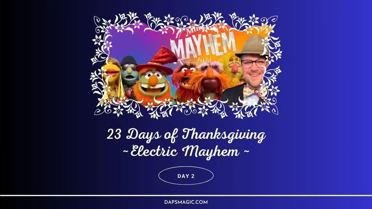 DAPs_Magic's tweet photo. The Electric Mayhem – Day Two – 23 Days of Thanksgiving
https://t.co/QowYJzFHzV
#thanksgiving #electricmayhem #muppets #23daysofthanksgiving https://t.co/pv9qgPiL0f