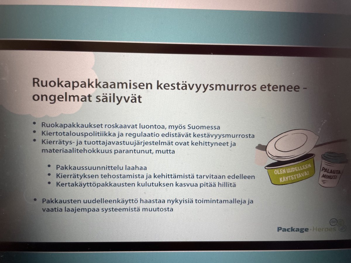 Voimattomuuden tunne hidastaa muutosta. Kenellä on valta muuttaa järjestelmiä? Pelkästään kuluttajien harteille muutosta ei voida jättää, yhdessä yhteistyöllä, kokeiluilla eteenpäin! #packageheroes ⁦<a href="/PackageHeroes/">Package-Heroes</a>⁩ ⁦<a href="/VTTFinland/">VTT</a>⁩ erikoistutkija Henna Sundqvist arvioi.