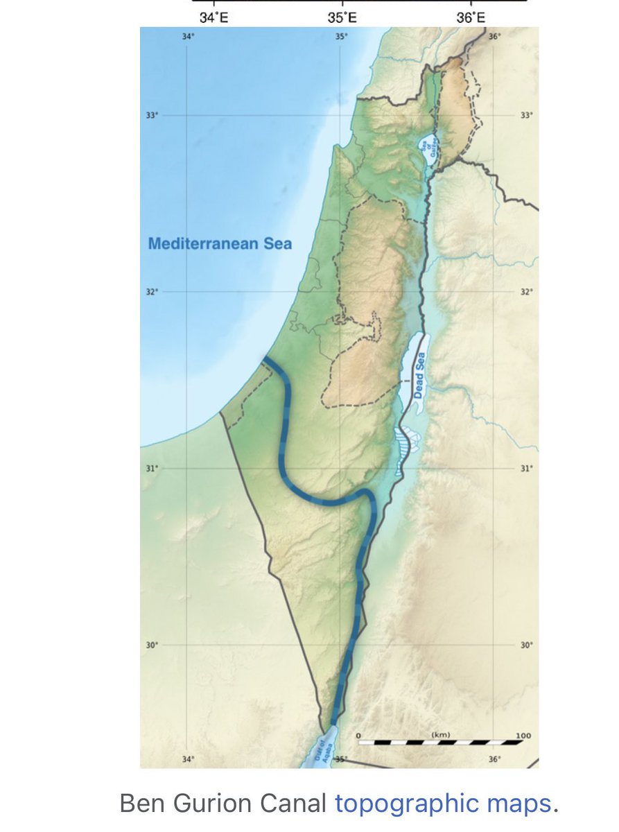 hickster987's tweet photo. @Angelo4justice3 I say main two reasons are 
1) Ben Gurion canal  (UK/USA/France/Germany/EU all in on this)
2) Oil/gas fields https://t.co/zu3e0s1Jym