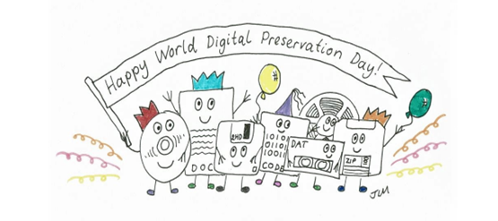 CityStG_Health's tweet photo. For #DigitalPreservationDay St George's Records Manager Kirsten, Research Data Support Manager Sarah, and Archivist Juulia  have written a blog post about their work to ensure the ongoing viability of a dataset stored on various storage media: https://t.co/qjjKgJ10SD https://t.co/AF6OVl80cN