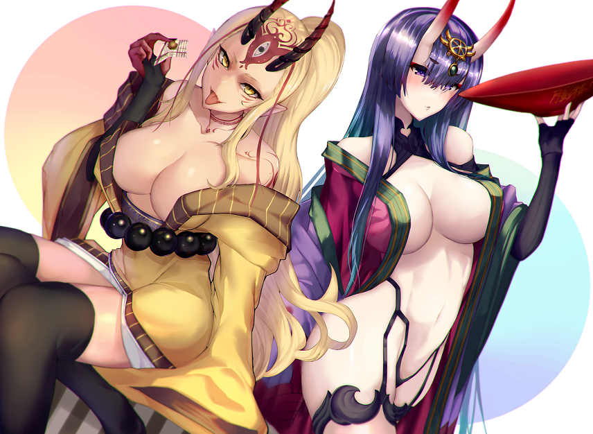 #いい鬼の日 FGOの鬼勢はskebのかなり初期からご依頼してたのだ