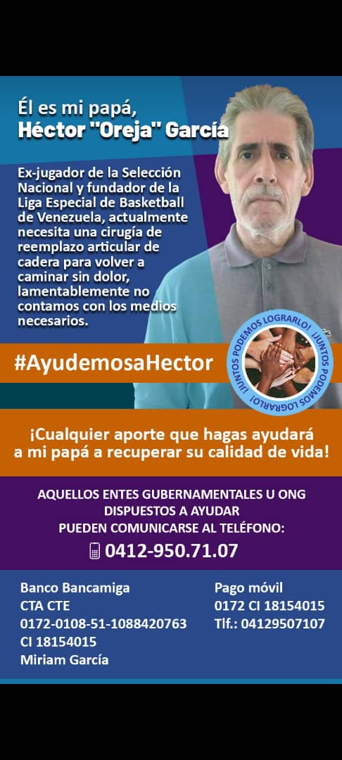 miligama's tweet photo. El es mi papá y actualmente necesita ser operado de la cadera, no contamos con los medios necesarios para costear la cirugía, tiene mucho tiempo esperando para poder operarse y poder caminar sin muletas, por favor cualquier contribución será bien recibida https://t.co/BWJuZwYGxq