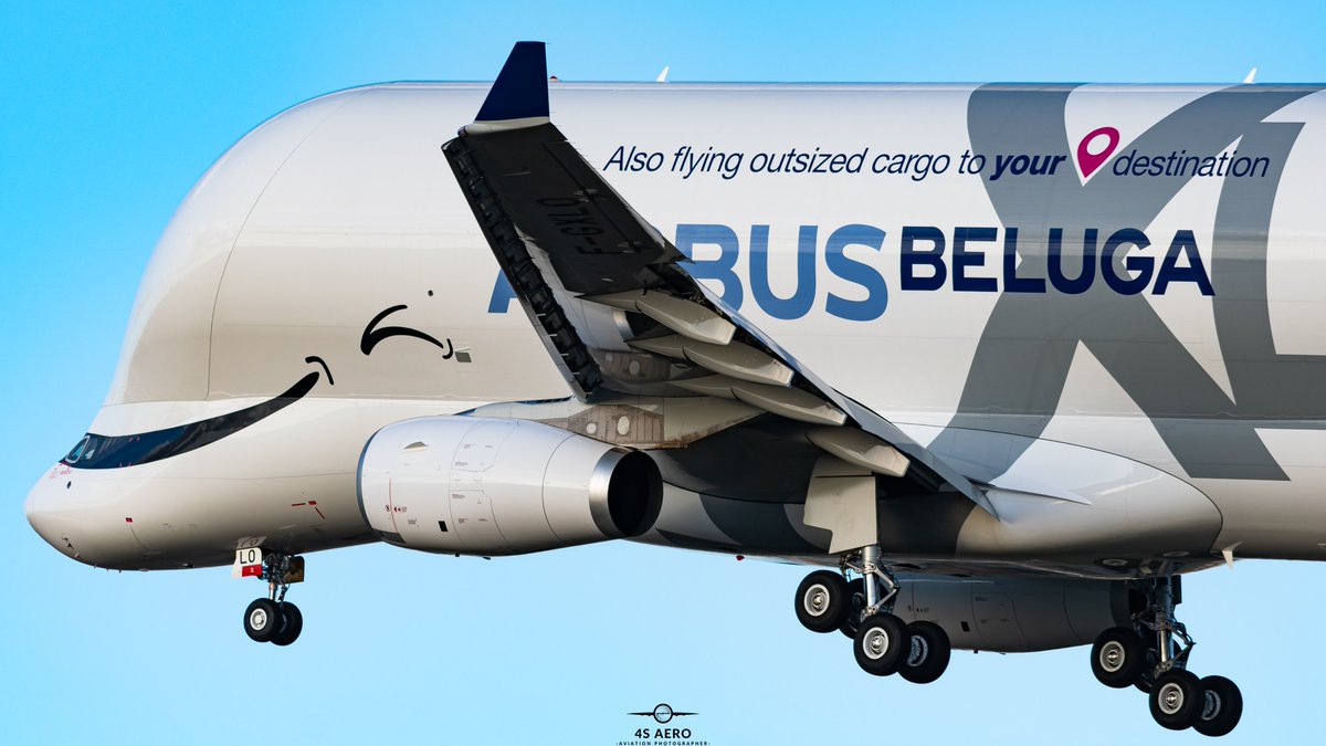 Hello XL6 😉 The last Beluga XL F-GLXO returning back to #Toulouse after a 2 hours flight test!

#avgeek #airbus #belugaxl #spotting