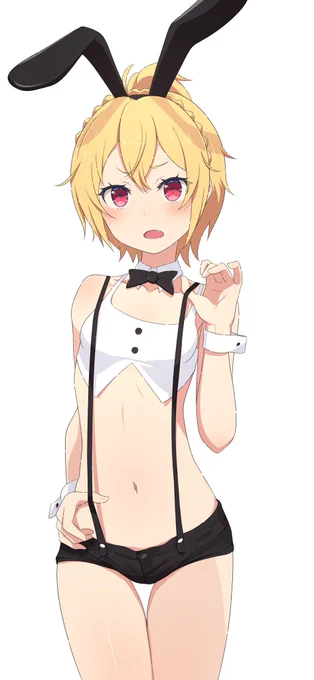 お題箱より ショートパンツバニーフェルト  #リゼロ