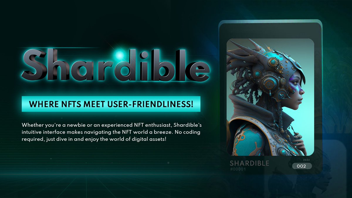🚀 <a href="/shardible/">Shardible (building on Shardeum)</a>: Where #NFTs meet user-friendliness! 

💡 Whether you're a newbie or an experienced NFT enthusiast, <a href="/shardible/">Shardible (building on Shardeum)</a>'s intuitive interface makes navigating the #NFT world a breeze.

 No coding required, just dive in and enjoy the world of digital assets! 🔥🎨