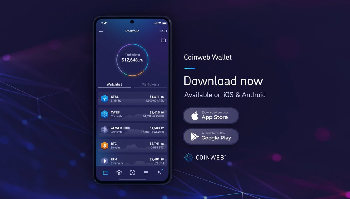CoinwebOfficial's tweet photo. The #CoinwebWallet can today hold:

$CWEB
$BNB
$BTC
$BCH
$ETH
$LTC

⛓️

What should be the next token to support? Let us know below👇🏻 https://t.co/Ec0lXg2pki