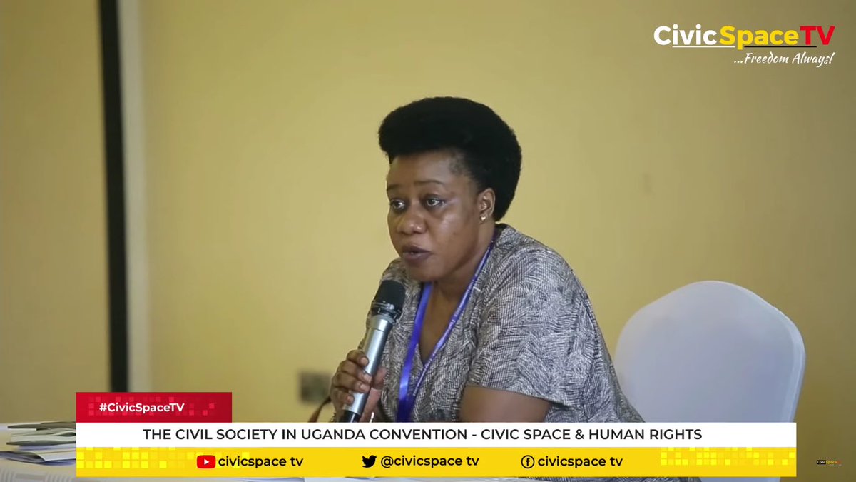 jeffsimbrown's tweet image. 🧵⚠️

@SarahBireete highlights some laws that are notoriously susceptible for use in the abuse of citizens’ rights: 

1-Public Order Management Act
2-Sections 7,44 &amp;amp; 45 of the NGO Act
3-UCC Act

▶️ youtube.com/live/yFP7avDYG…

#CSOConvention2023
#CivicSpaceTV
#CSOConventionUG