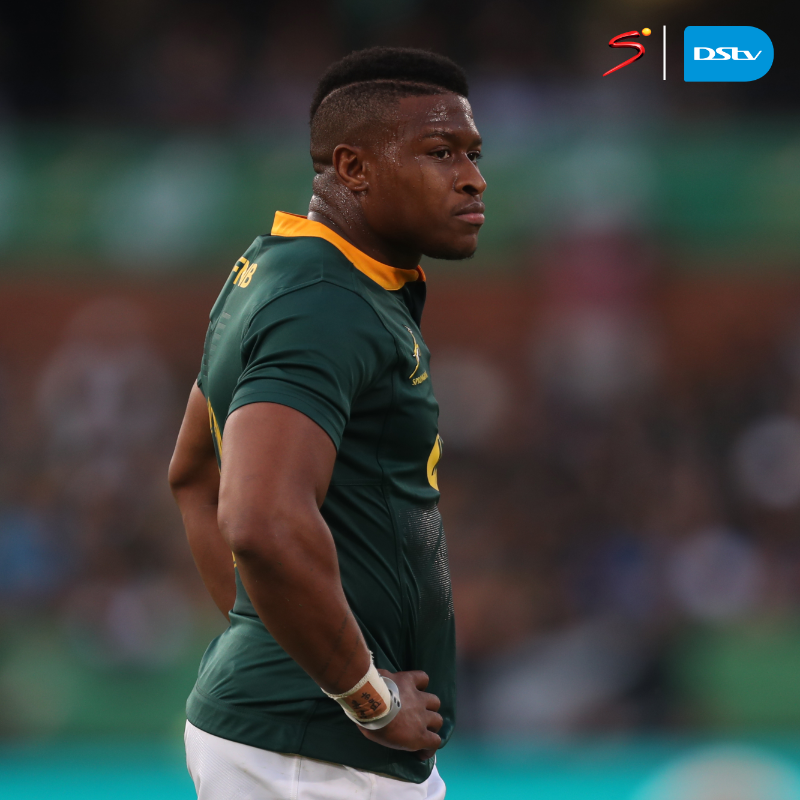 SSRugby's tweet photo. Aphiwe Dyantyi is all set for his first Sharks start 🦈

The 2018 World Rugby breakthrough player of the year is part of a back three with Werner Kok and Aphelele Fassi 🔥

#UnitedWeRise