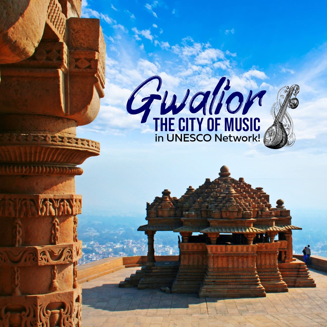 #Gwalior is now harmonising with UNESCO's Creative Cities Network! We are proud to celebrate our city's exceptional musical contribution. 

Join us in cheering for Gwalior and 54 other cities sharing the same passion for culture and creativity.

#UNESCO #WorldHeritage #mptourism