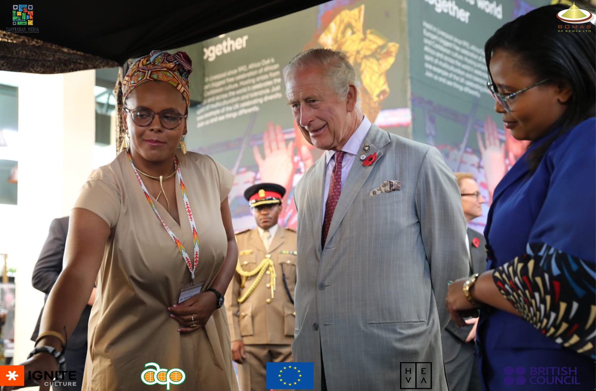SamplebarK's tweet photo. We are extremely honored to showcase our project to his Majesty the King Charles III
#IgniteCultureEA
#RoyalVisitKenya
#SampleBarKenya https://t.co/QW23KK2Yin