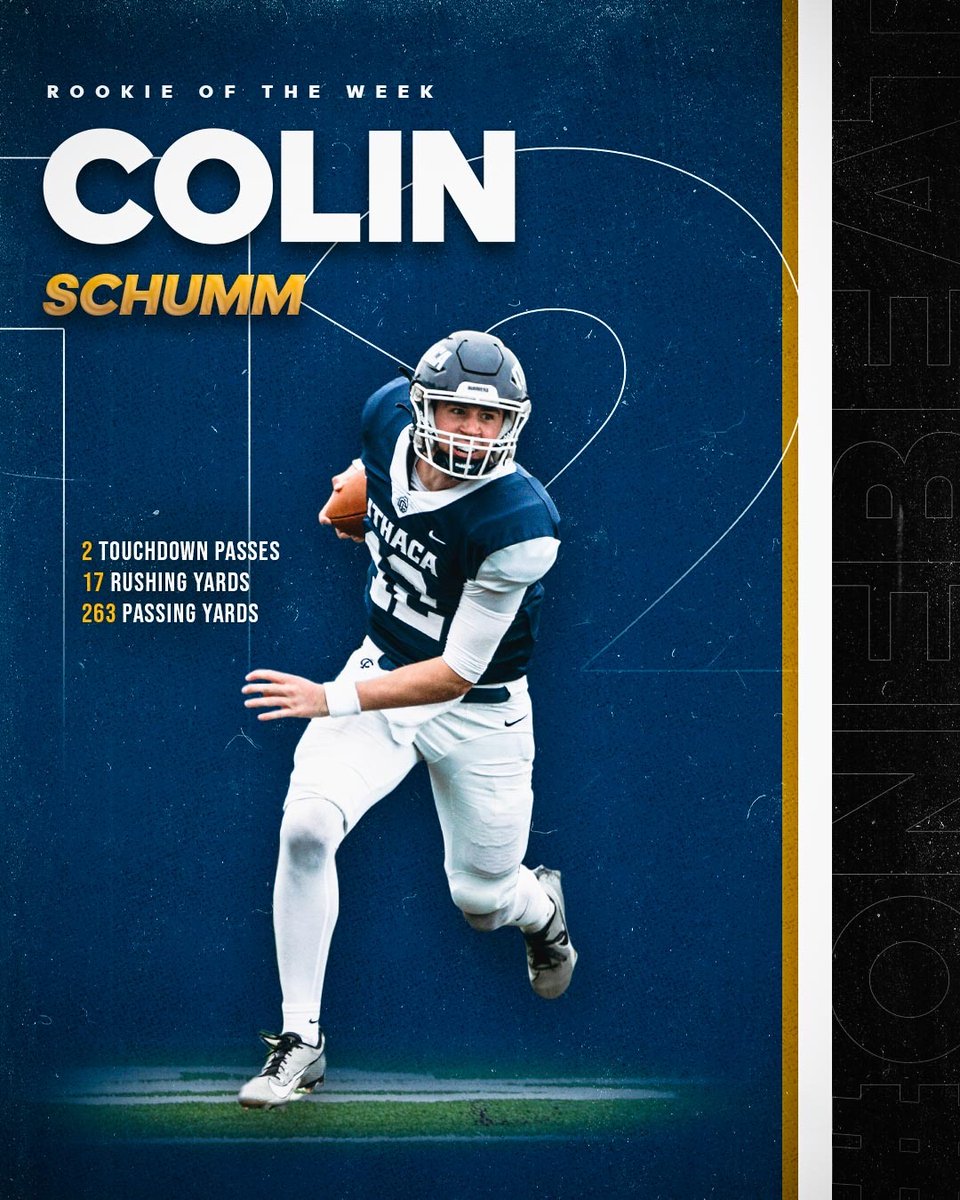 Ithaca Bomber Football tweet media