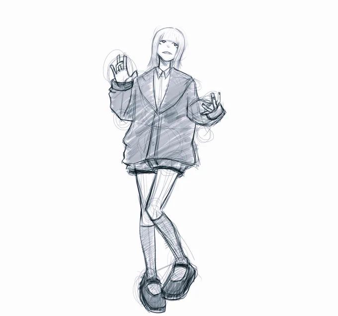 世界の終わりが来るその瞬間まで漫画なるものを描いていたい所存 #イラスト #漫画家志望さんと繋がりたい 