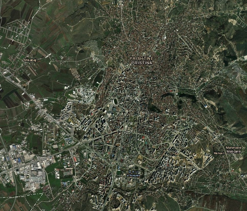 An old aerial picture of Prishtina, taken in 26 July 1965, versus now.
I can't even fit the whole city in the same frame, it has grown a lot.

#prishtina #kosovo #oldMaps