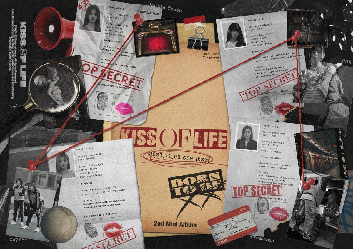 KISS OF LIFE
2nd Mini Album [Born to be XX]

KISS OF LIFE : "XX-FILE"
🚨 2023. 11. 08 6PM (KST)

#KISSOFLIFE #키스오브라이프 #KIOF
#JULIE #NATTY #BELLE #HANEUL 
#쥴리 #나띠 #벨 #하늘
#Born_to_be_XX