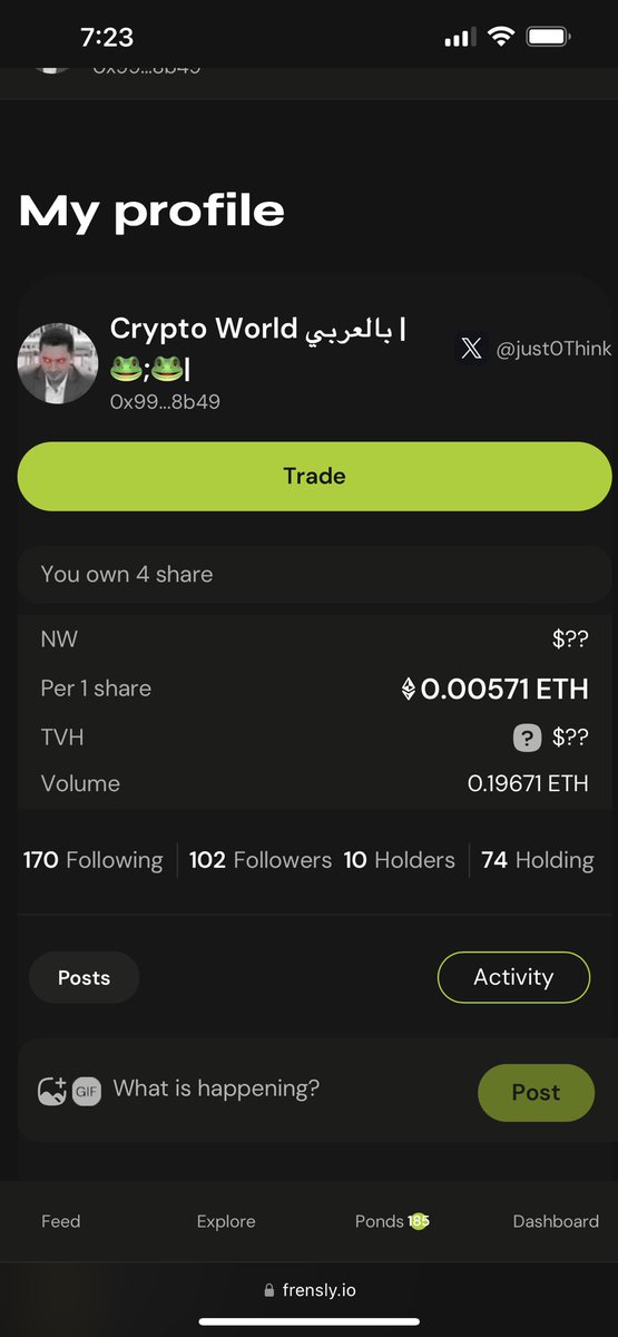 استلمت رابط جديد مفتوح لفترة مؤقتة لدعوتكم يا شباب 

تواصلت مع الفريق و ام توفير رابط يسمح بانضمامكم
حياكم 
✨🎩

frensly.io/fren-just0Think