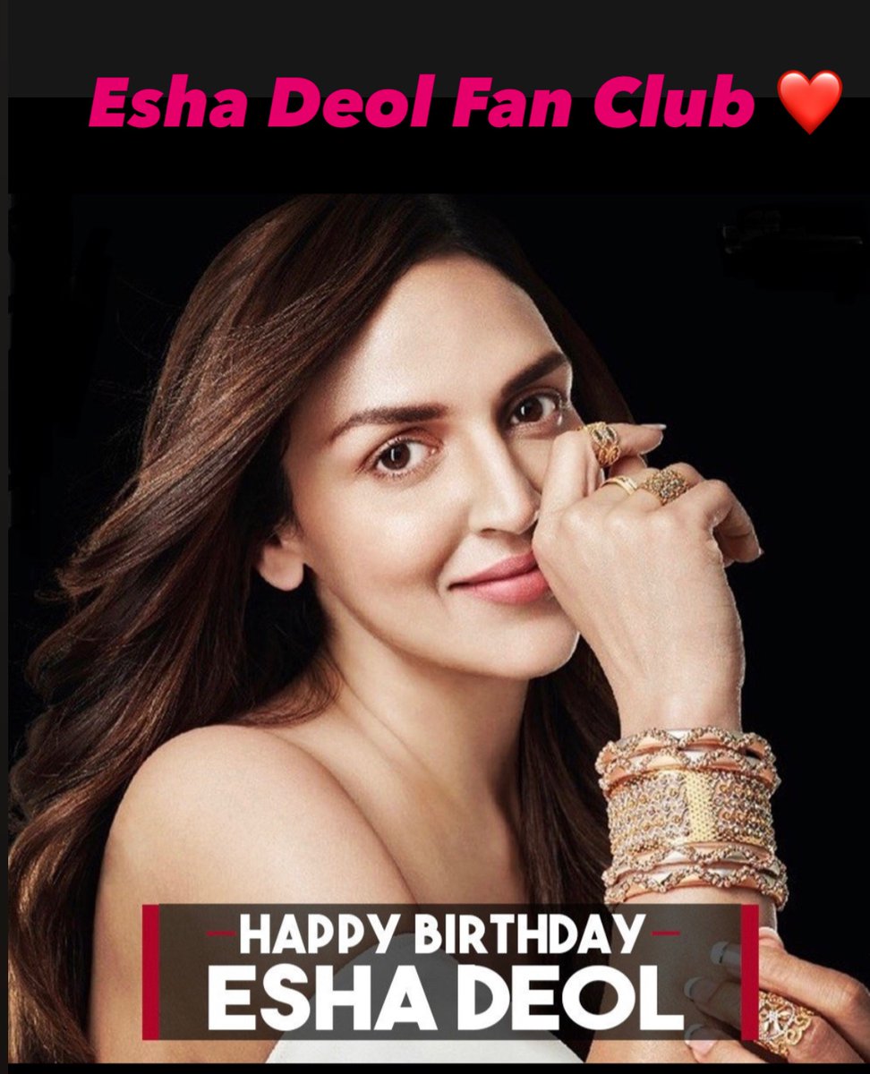 Esha Deol Fan Club tweet media