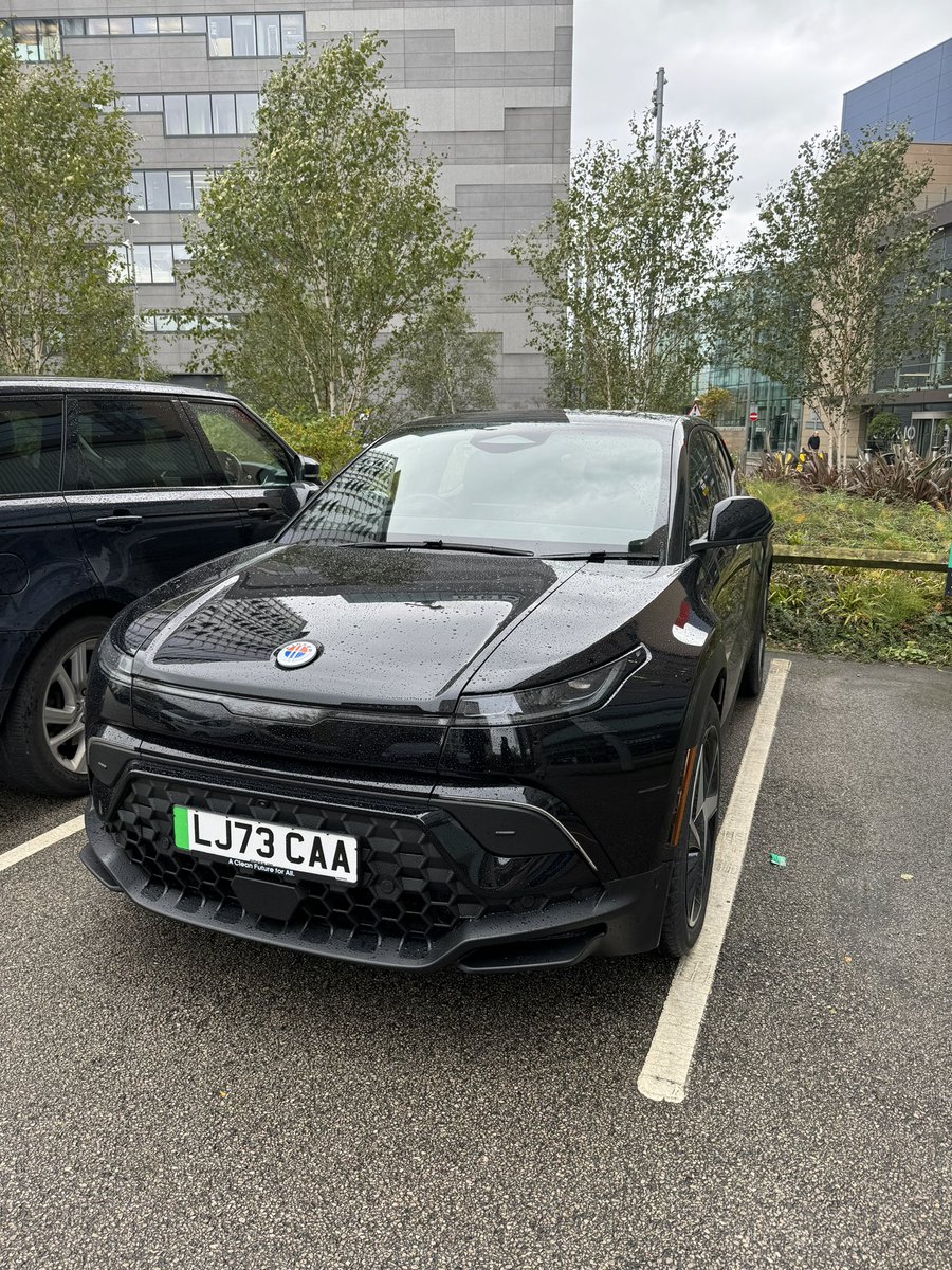 Worth the journey. Only a brief drive but the <a href="/FiskerInc/">Fisker Inc.</a> #FiskerOcean seems a lot better quality than a lot of other more established EVs